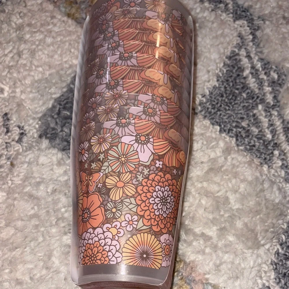 Jessica Simpson Floral Cups- 12 Pack